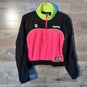 Pepsi Forever 21 Windbreaker Coat Woman Size Small